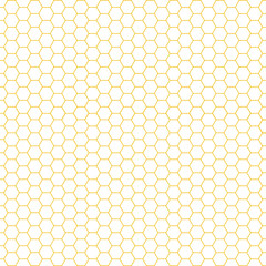 Honeycomb Seamless Pattern. Geometric Hexagons Background