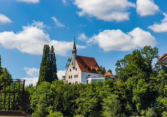 Fototapeta na wymiar Church in Steyr - a town in Austria.