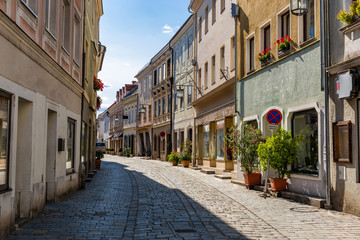 Fototapeta na wymiar Street in Steyr - a town in Austria.