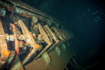 Engineroom Wreck of a Cargo Ship, Abu Nuhas, Egypt