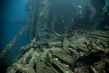 Wreck of a Cargo Ship, Abu Nuhas, Egypt