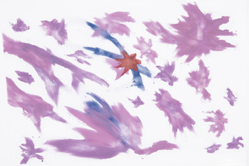 High quality 3d background. Abstract background with fingerprints made from Play Clay. Mosaic colored background.