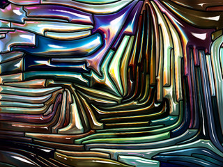 Unfolding of Iridescent Color Glass