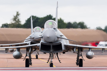 Royal Air Force Typhoon FGR.4 captured at the 2019 Royal International Air Tattoo at RAF Fairford.