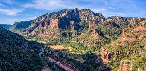 Naklejka premium Aerial Sedona