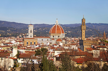 Fototapeta premium Cathedral Santa Maria del Fiore in Florence, Italy