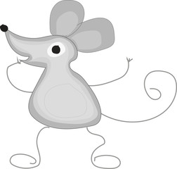 Print. Happy New Year. Vector illustration from 2020 and rat. zodiac sign, symbol of 2020 on the Chinese calendar. Year of the rat. isolate copy space