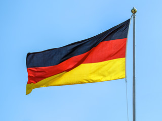 The flags of Germany.