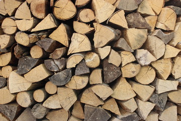 STACKED FIREWOOD 