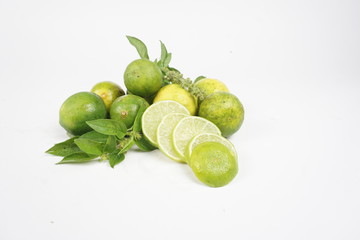 fresh lime and mint