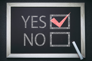 YES・NO・チェック