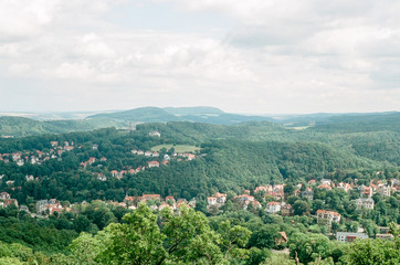 Fototapeta premium panoramic view of the city