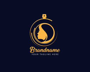 Luxury branding logo can be used for jewelry perfume spa Hotel multi-industry, cosmetics, salon, boutique, spa, company, corporate, etc