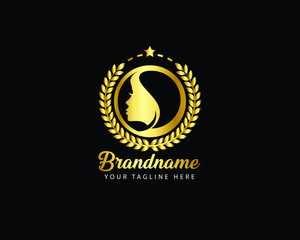 Luxury branding logo can be used for jewelry perfume spa Hotel multi-industry, cosmetics, salon, boutique, spa, company, corporate, etc