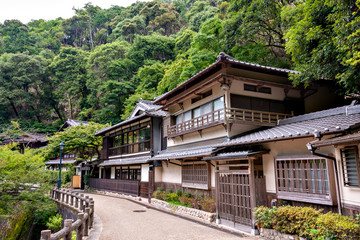 Hiking trail along Minoh river for Minoh falls