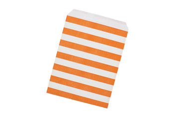 Fototapeta na wymiar open paper envelopes orange, rugby