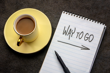 way to go handwriting