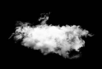 clouds on black background