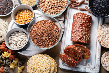 Various gluten free foods