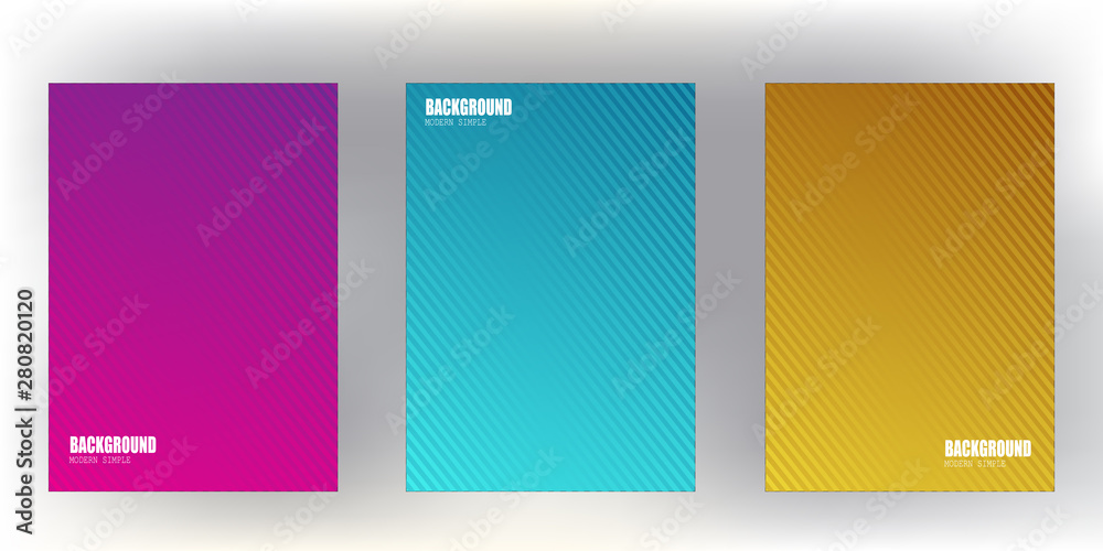 Poster modern minimal cover with cool gradient colorful halftone background design for web.eps 10