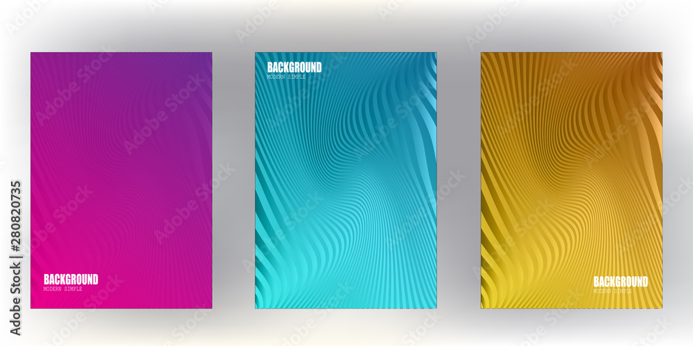 Canvas Prints modern minimal cover with cool gradient colorful halftone background design for web.eps 10