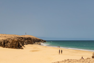 Santa Monica beach in Cabo Verde Boa Vista