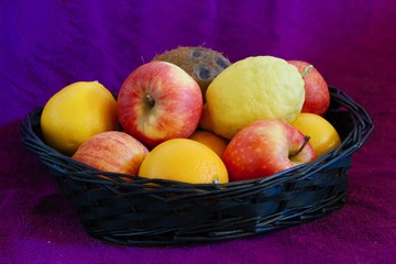 fruits in basket