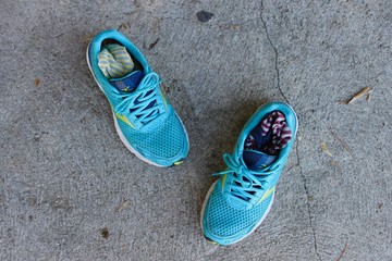 sandals on the beach