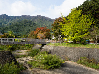 Fototapeta na wymiar Landscape around Lake Saiko - Fuji Five Lakes, Japan