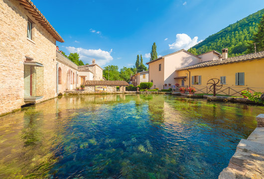 Rasiglia (Italy) - A very little stone town in the heart of Umbria region, named "Village of streams" or "little Venice" for the torrent and waterfalls that cross the historical center.