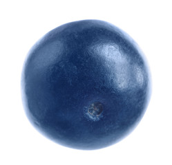 Fresh raw ripe blueberry isolated on white