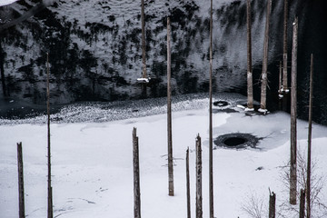 Ice on the lake