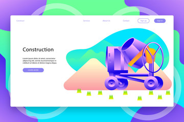 Creative web page template