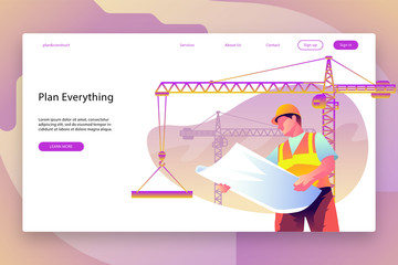 Creative web page template