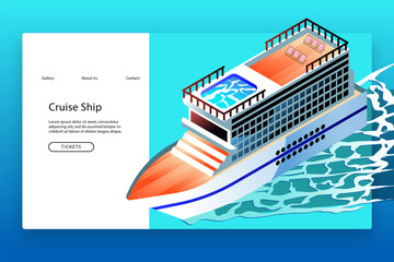Creative web page template