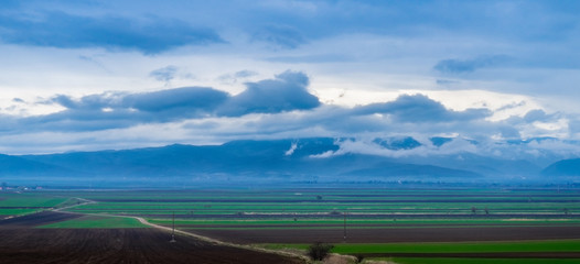 Plains & Mountain view, Carpathian