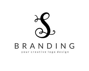 S Letter Logo Design Template