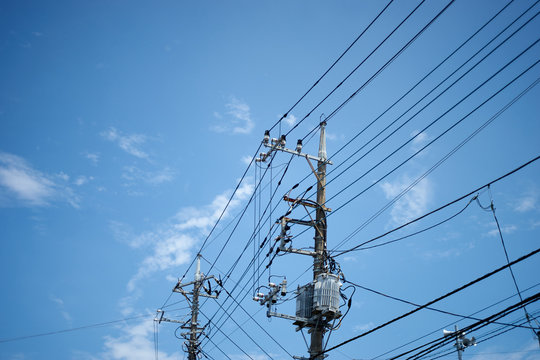 電信柱画像 _ 電柱の写真 – UNII