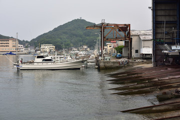 岡山県倉敷市の下津井漁港