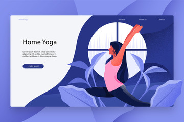 Modern design of Landing page template