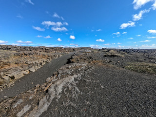 Paysage d'Islande, pr&egrave;s de Reykjavik