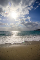 ビーチと太陽
