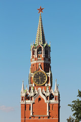 Spasskaya tower, Moscow Kremlin, Russia	