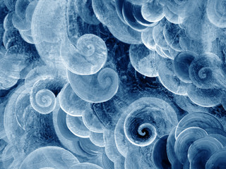 Blue watercolor painting abstract background. © v.stock