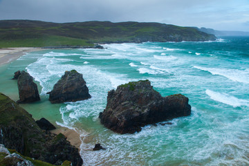 Tràigh Ghearadha Beach. Northeast Lewis Island. Outer Hebrides. Scotland, UK