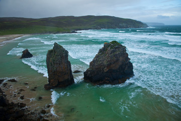 Tràigh Ghearadha Beach. Northeast Lewis Island. Outer Hebrides. Scotland, UK