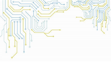 High tech technology geometric