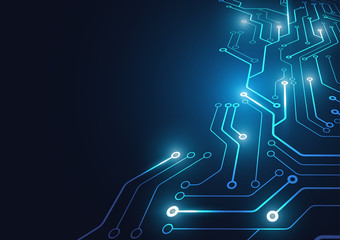 High tech technology geometric