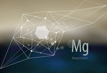 Magnesium. The future is science. - obrazy, fototapety, plakaty