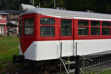 Obraz premium 岡山県倉敷市の廃線跡